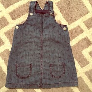 Cute SOFT denim dress - 12-18mo